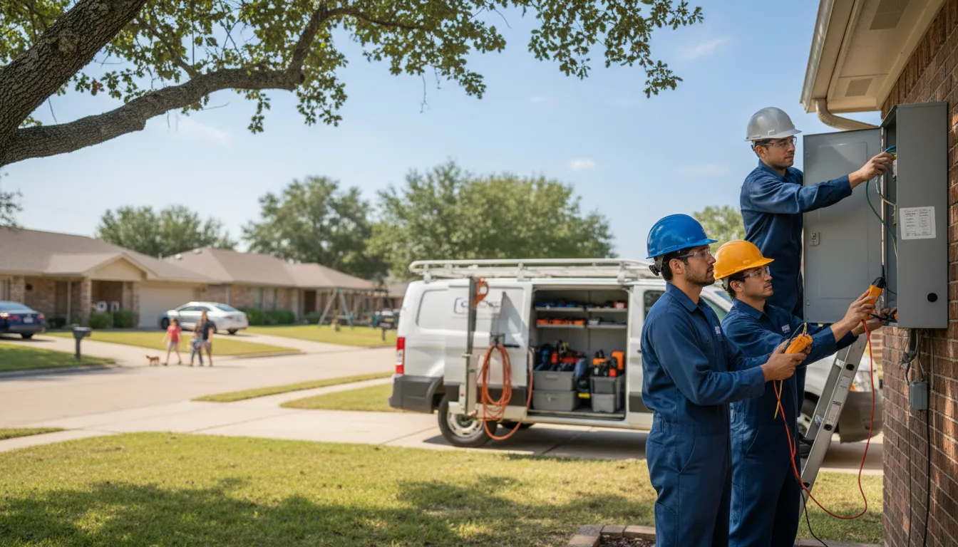 Certified electrician providing emergency electrical services in Hebbronville, TX